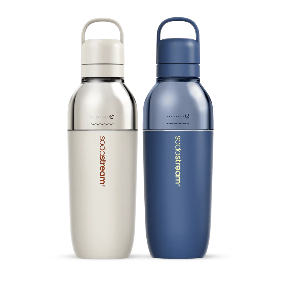Fizz & Go Easy Mix Bottle, 2-Pack, Sand & Storm