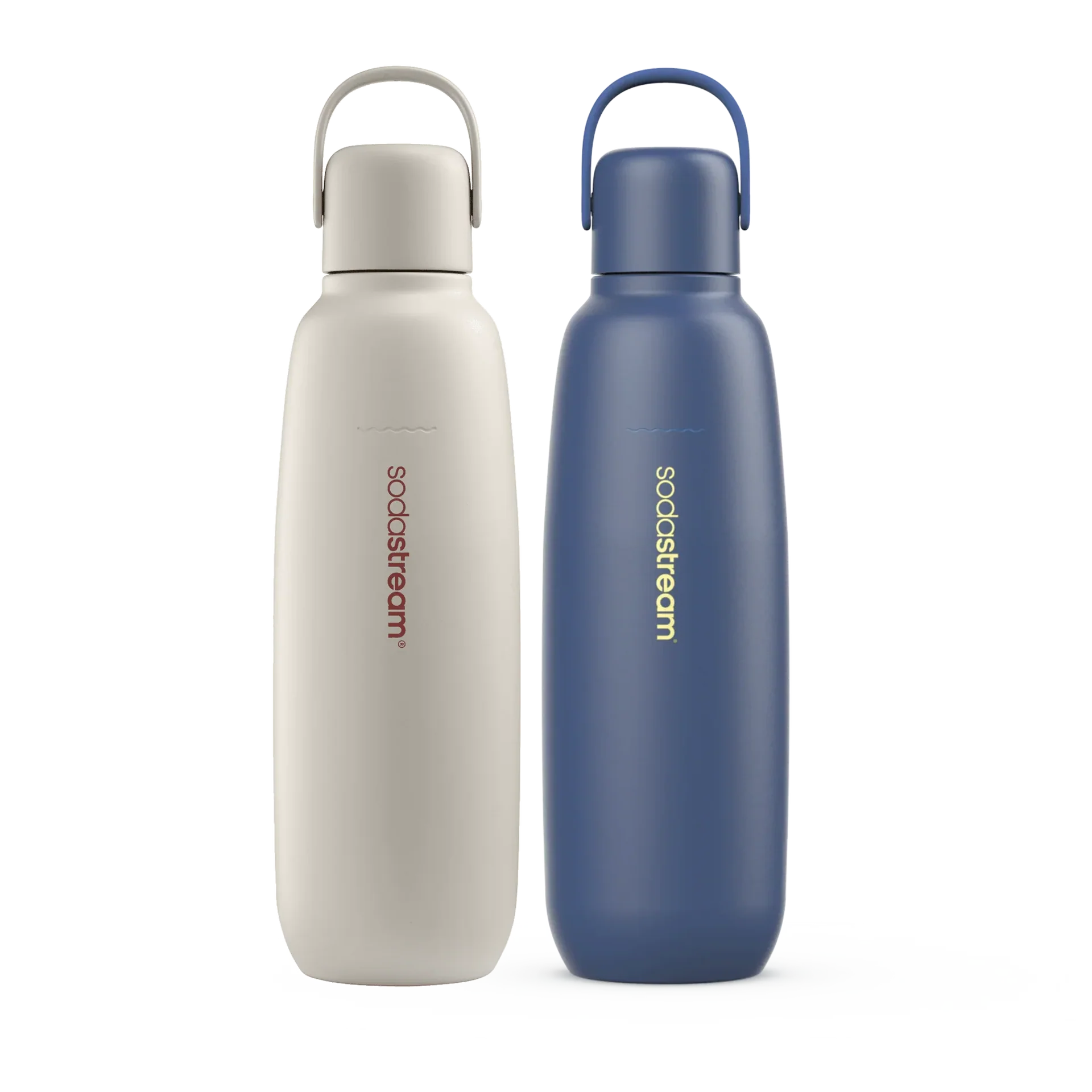 Fizz & Go Stainless Steel Twin Pack, Sand & Storm