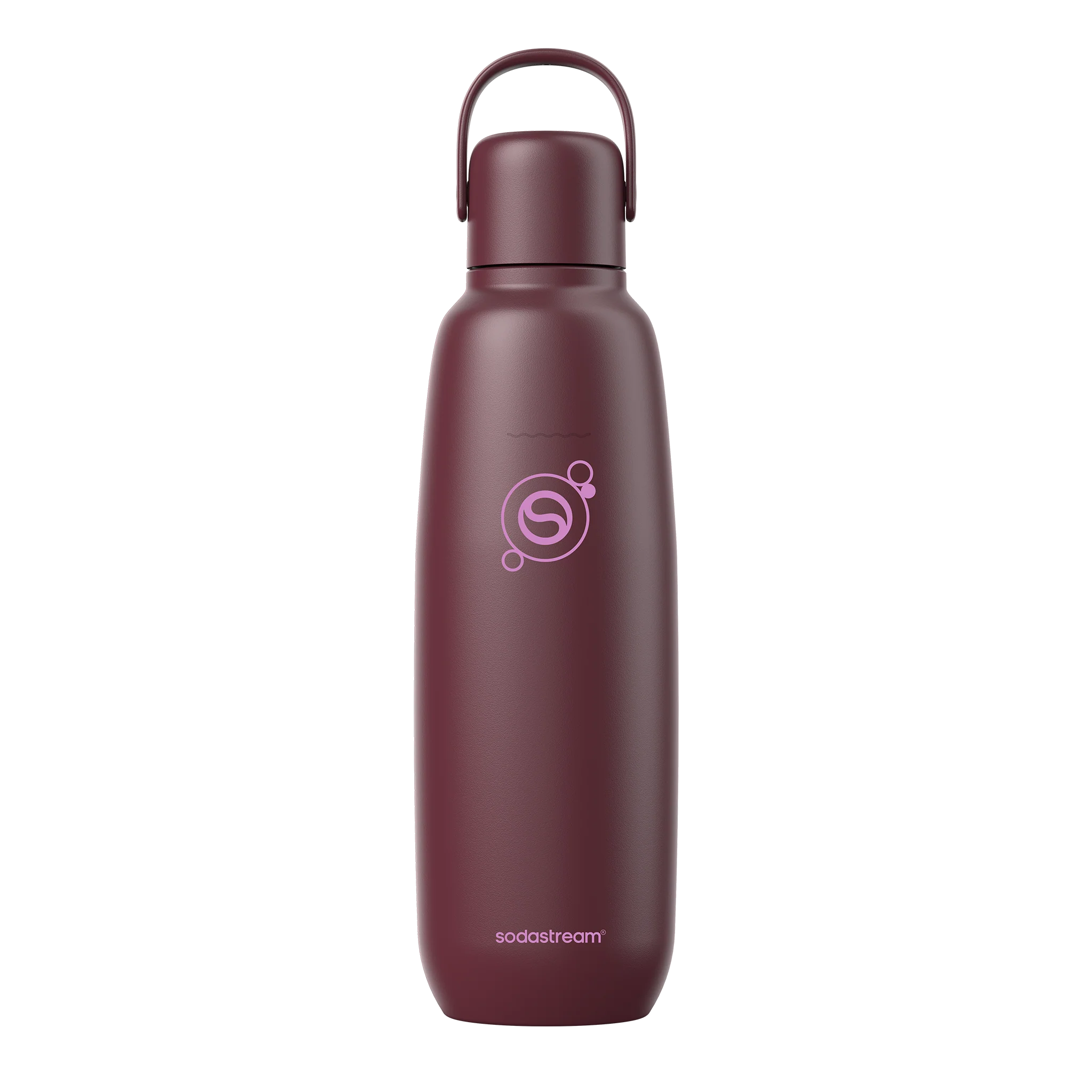 Fizz & Go Stainless Steel, Pomegranate